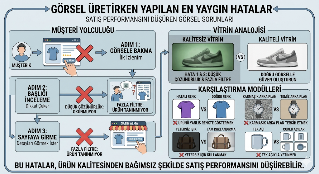 Görsel üretirken yapılan en yaygın hatalar