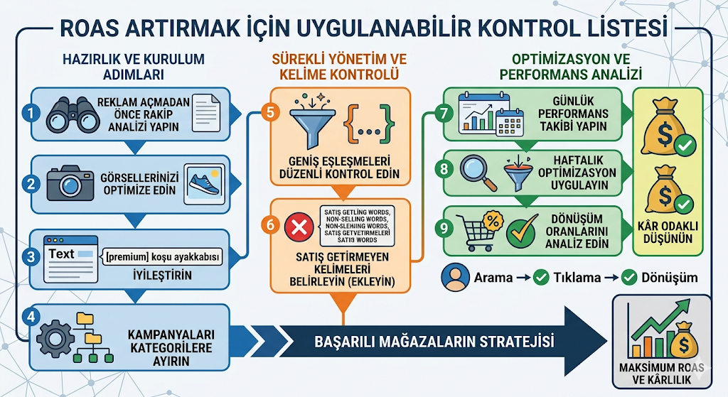 Pazaryeri Reklamlarında ROAS Nasıl Artırılır? (Bütçeyi Boşa Harcamayın) image