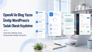 openai ile blog yazısı Üretip wordpress'e taslak olarak kaydetme