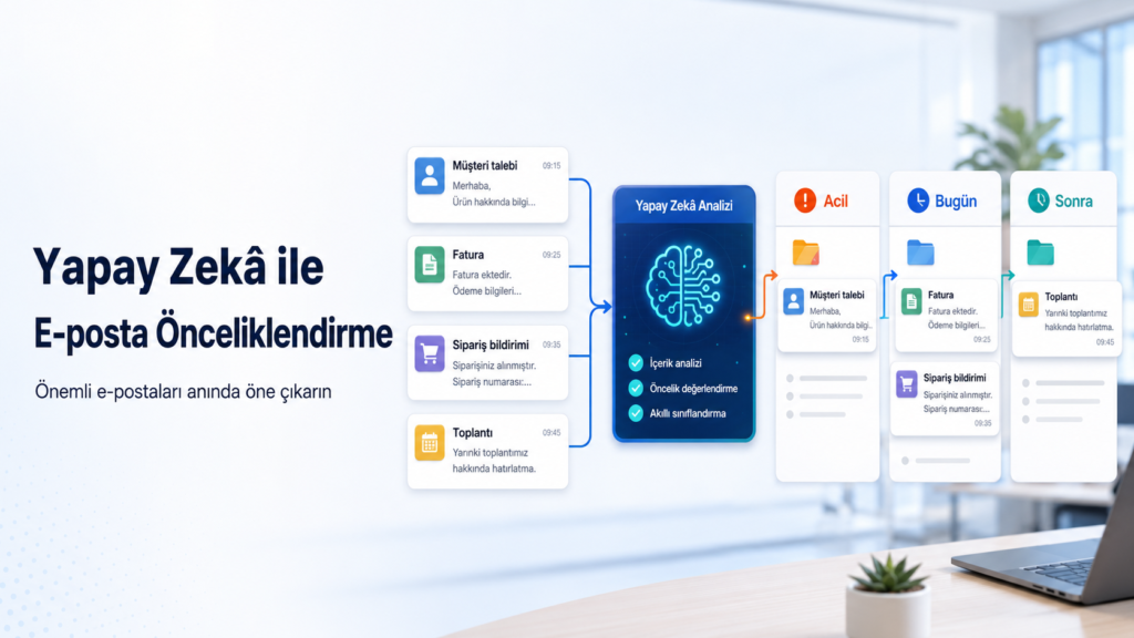 Yapay Zekâ ile E-posta Önceliklendirme yapay zekâ ile e posta Önceliklendirme